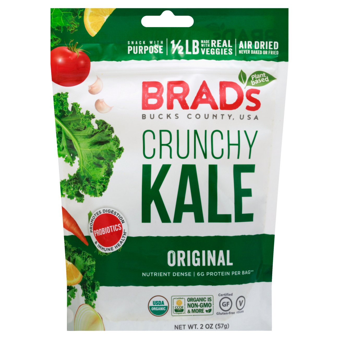 Brad's Plant Based Original Crunchy Kale Shop Granola & Snack Bars at HEB