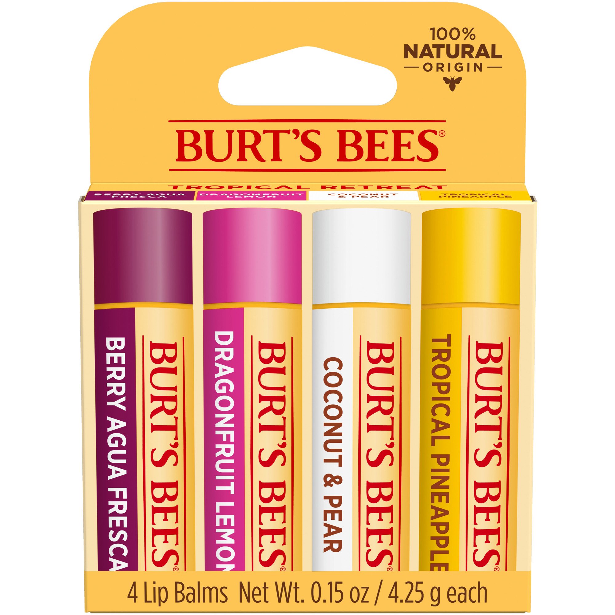 Burt's Bees Tropical Retreat Lip Balms Shop Medicines & Treatments at HEB