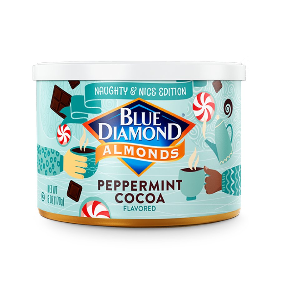 Blue Diamond Peppermint Cocoa Almonds Shop Nuts & Seeds at HEB