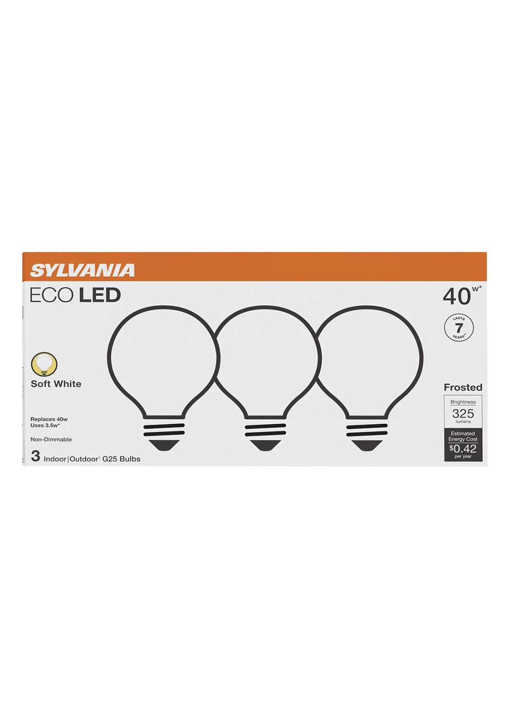 Sylvania ECO 40-Watt White Frosted LED Light Bulbs - Shop Light Bulbs at H-E-B