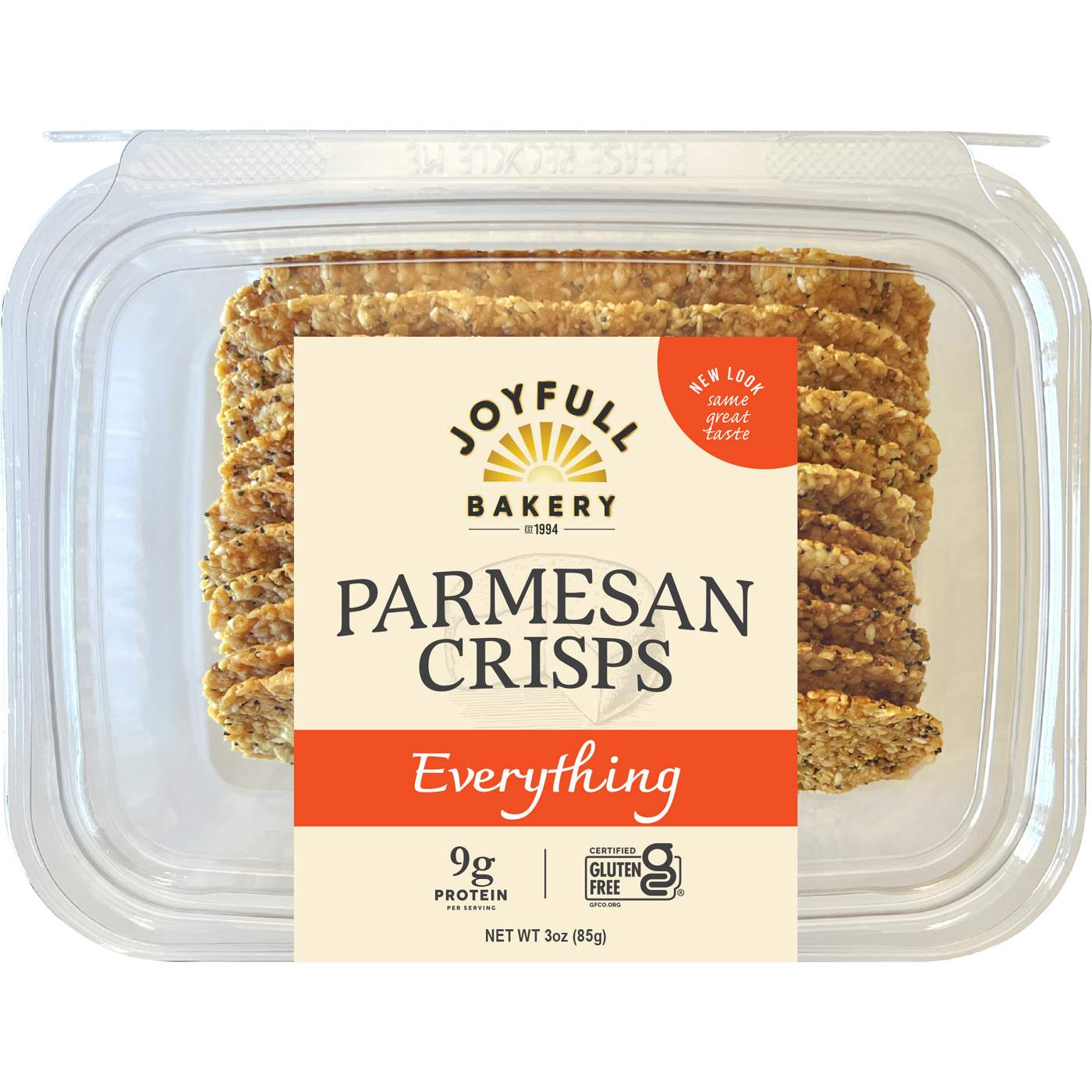 Joyfull Bakery Parmesan Crisps - Everything; image 1 of 3