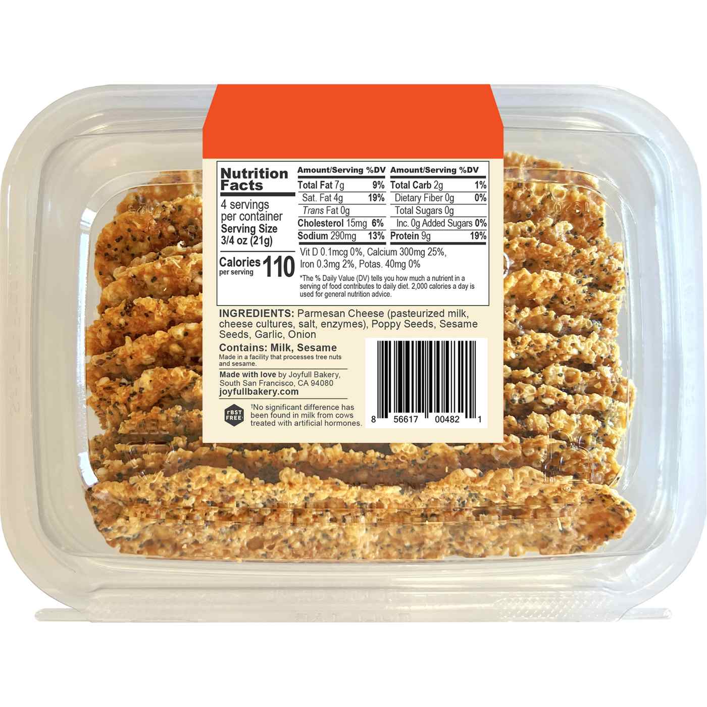 Joyfull Bakery Parmesan Crisps - Everything; image 3 of 3