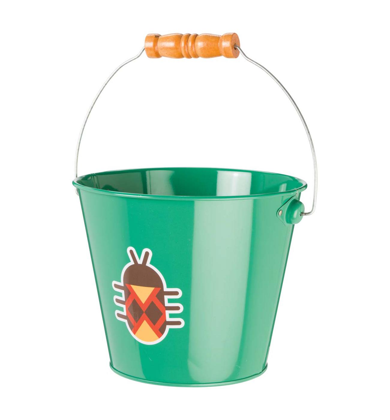 Beetle & Bee Garden Kids Metal Bucket - Assorted; image 2 of 2