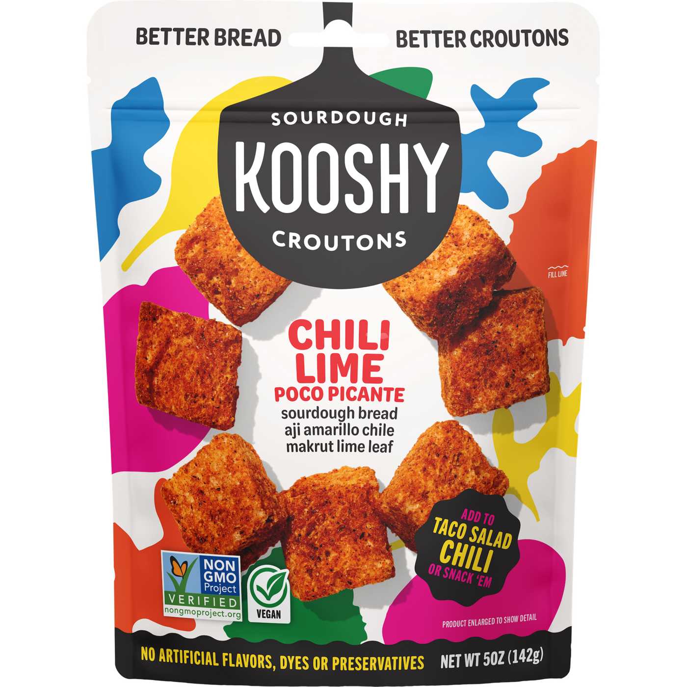 Kooshy Chili Lime Poco Picante Croutons; image 1 of 2
