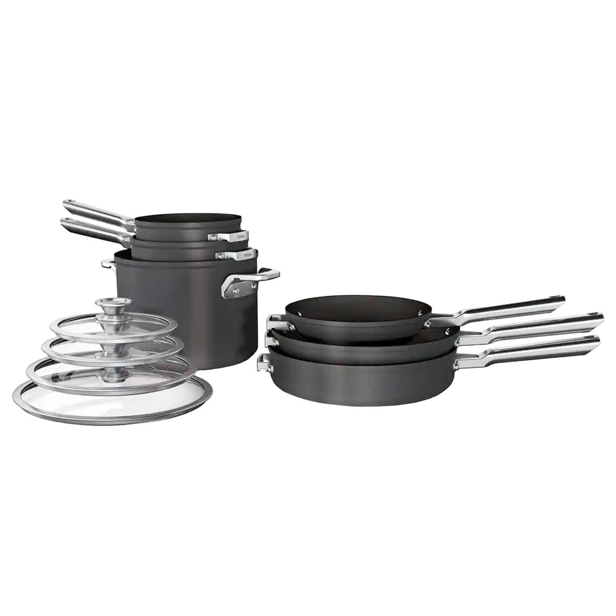 Ninja Foodi NeverStick Premium AntiScratch Nesting Cookware Set Shop