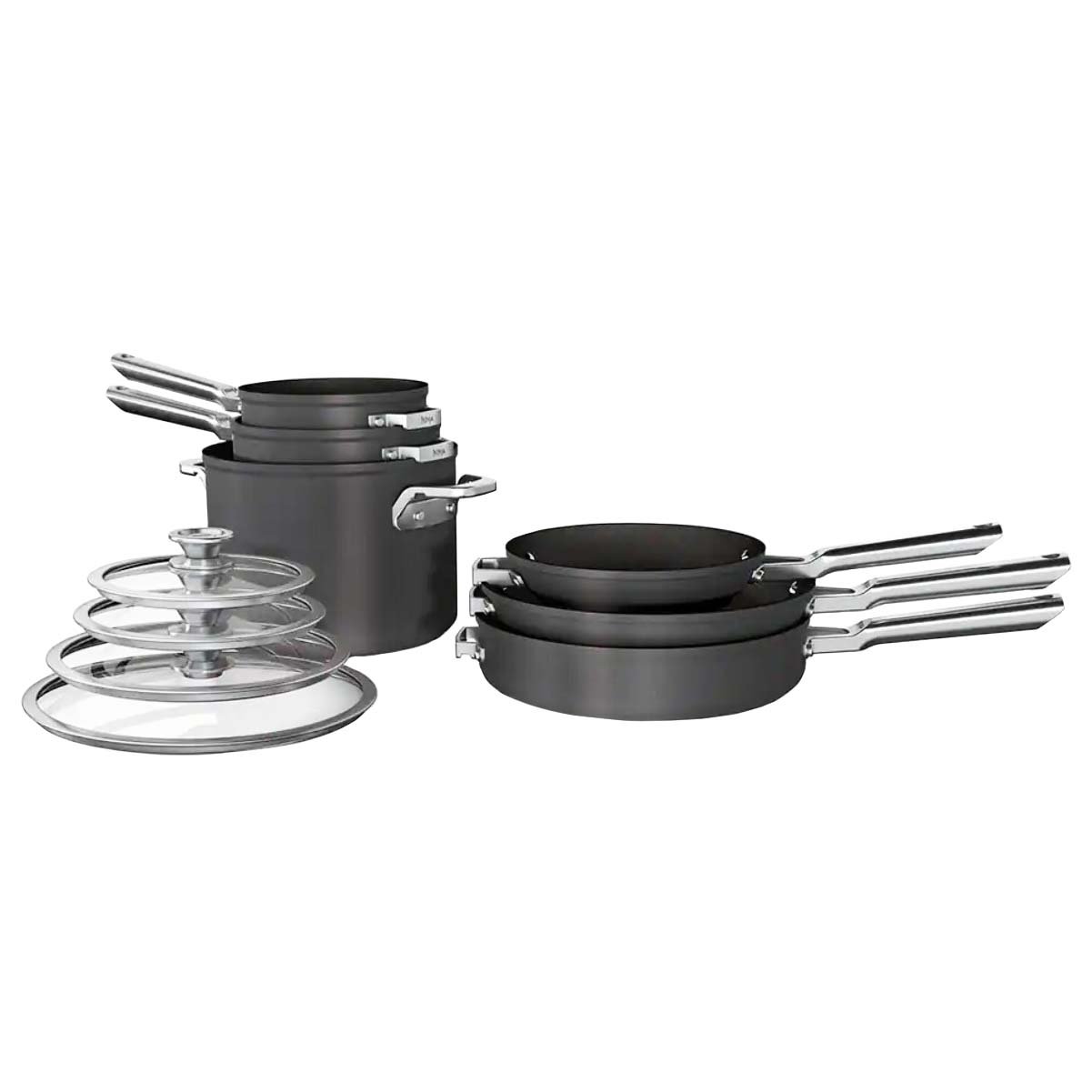 Ninja Foodi Neverstick Premium Anti Scratch Nesting Cookware Set Shop