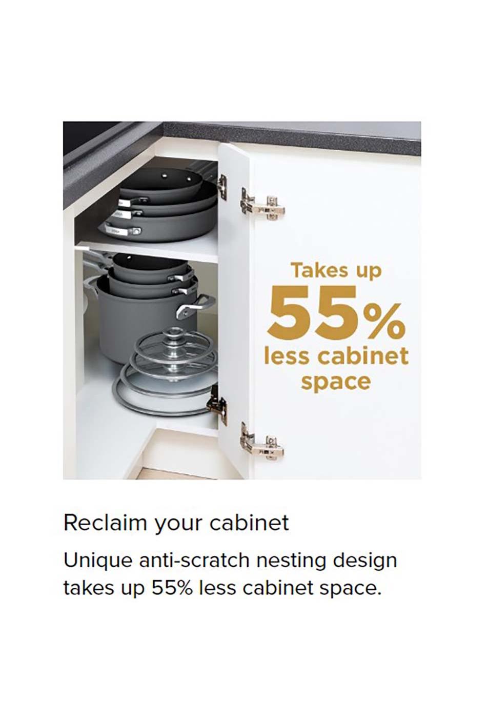 Ninja Foodi NeverStick Premium AntiScratch Nesting Cookware Set Shop
