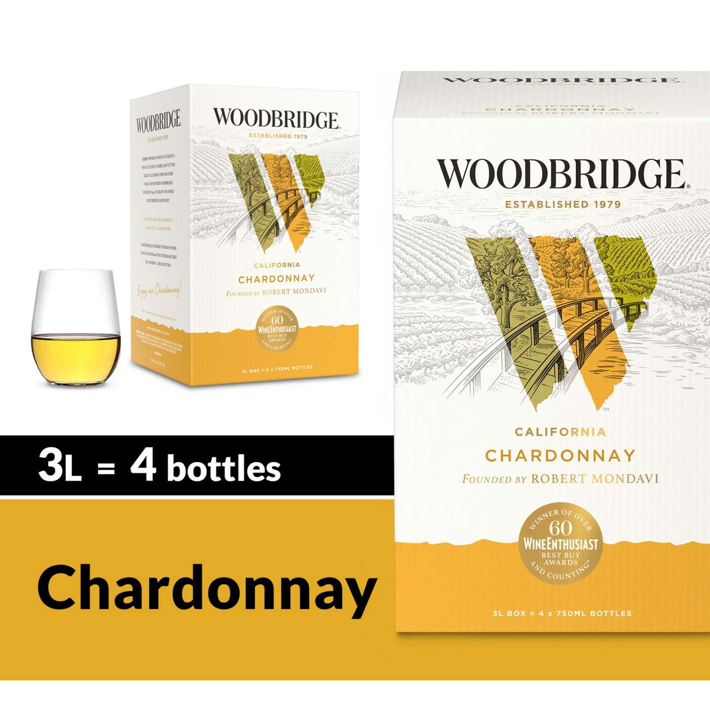 Woodbridge Chardonnay White Wine 3 L Box; image 4 of 12