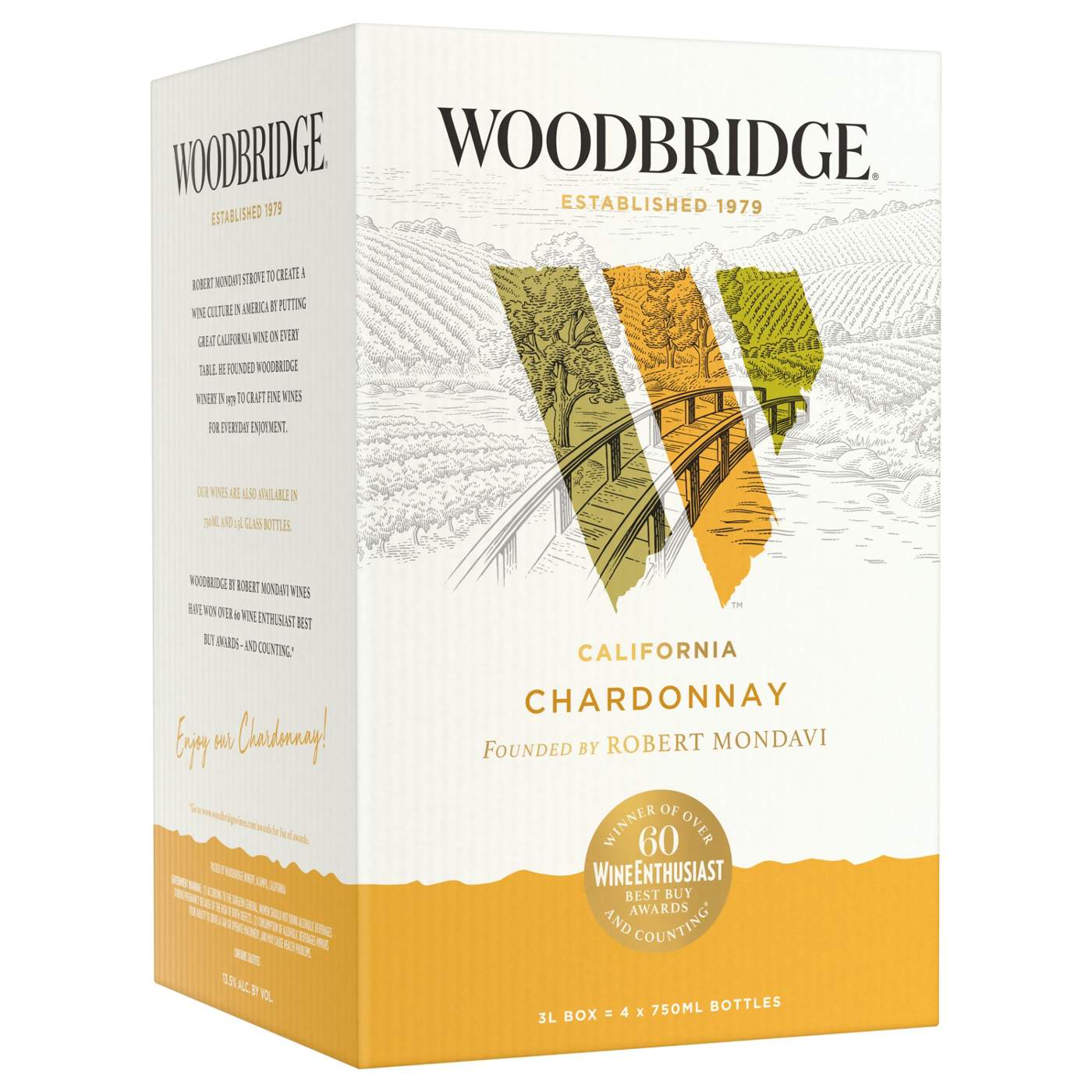 Woodbridge Chardonnay White Wine 3 L Box; image 1 of 12