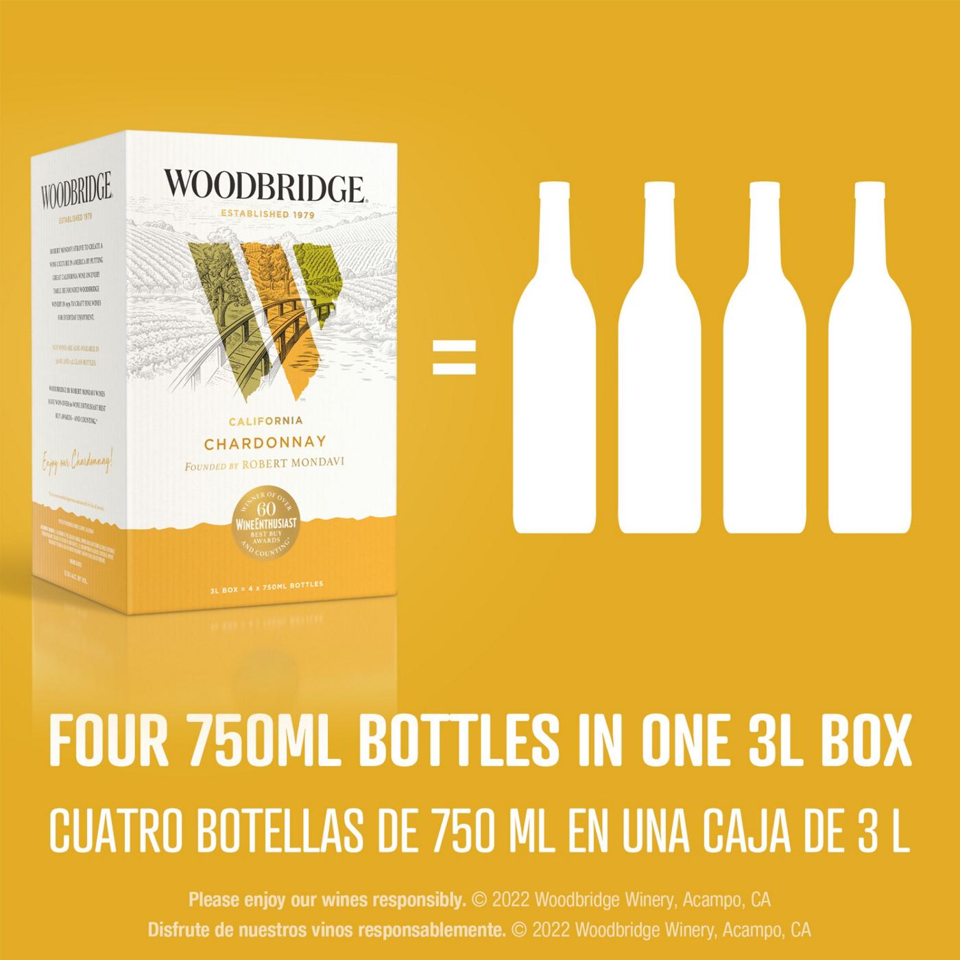 Woodbridge Chardonnay White Wine 3 L Box; image 7 of 12