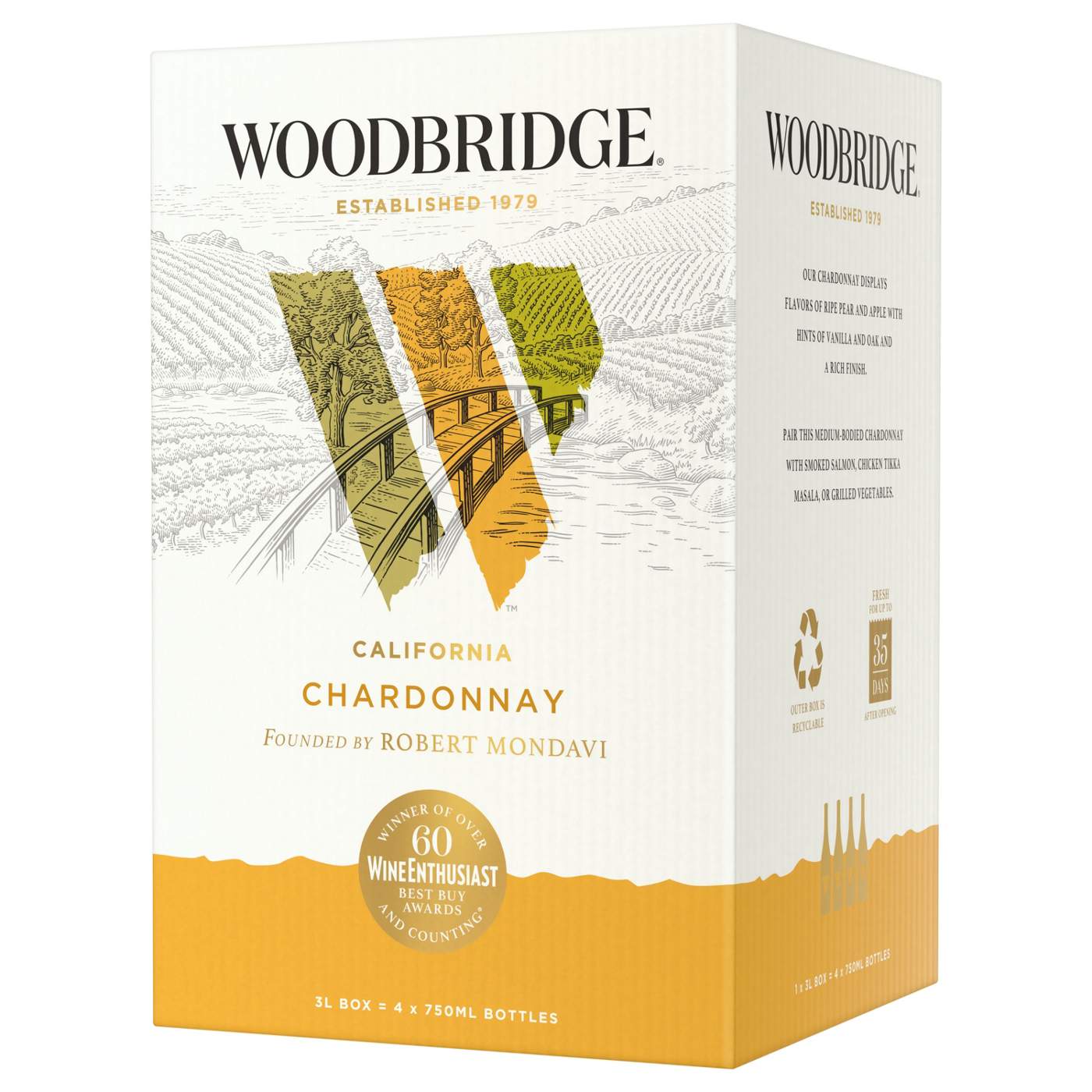 Woodbridge Chardonnay White Wine 3 L Box; image 9 of 12
