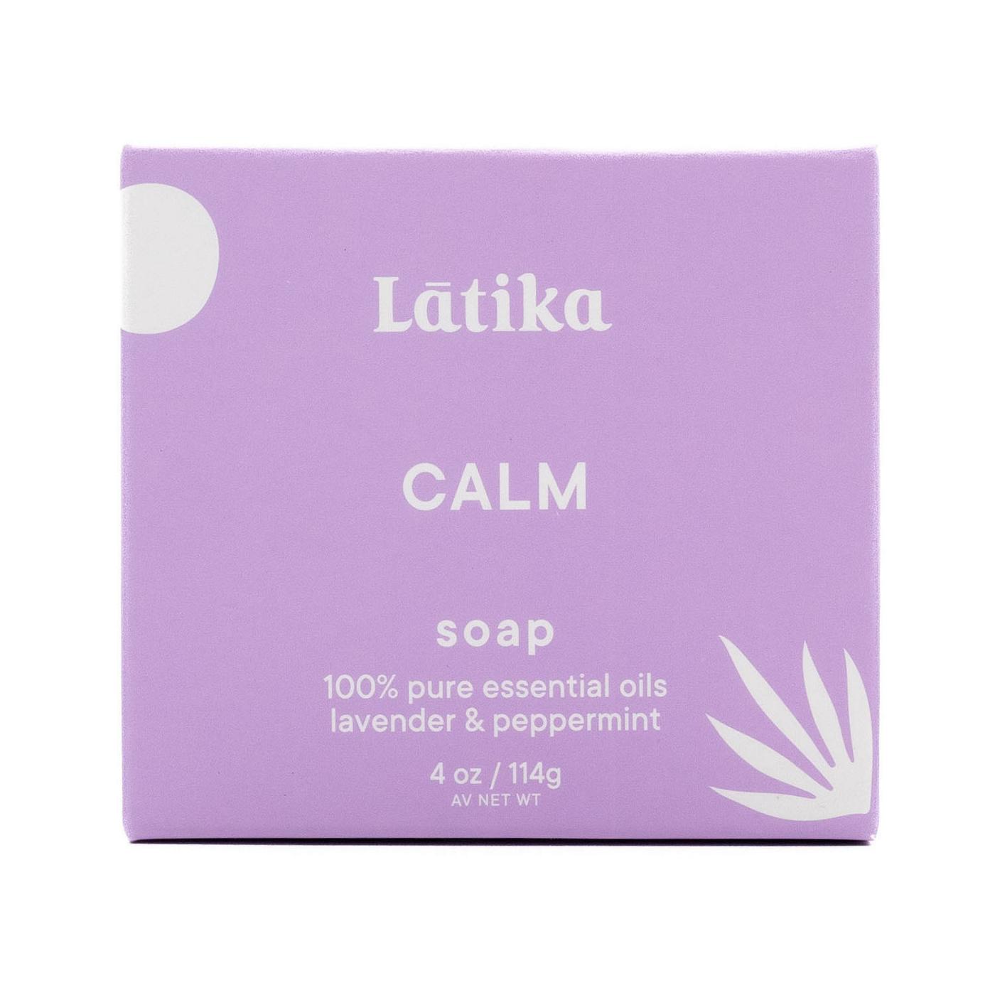 Latika Body Essentials Calm Bar Soap Lavender & Peppermint; image 1 of 3