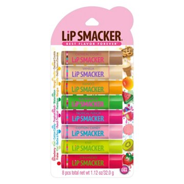 Lip Smacker Party Fun Best Flavor Pack, 8 ct