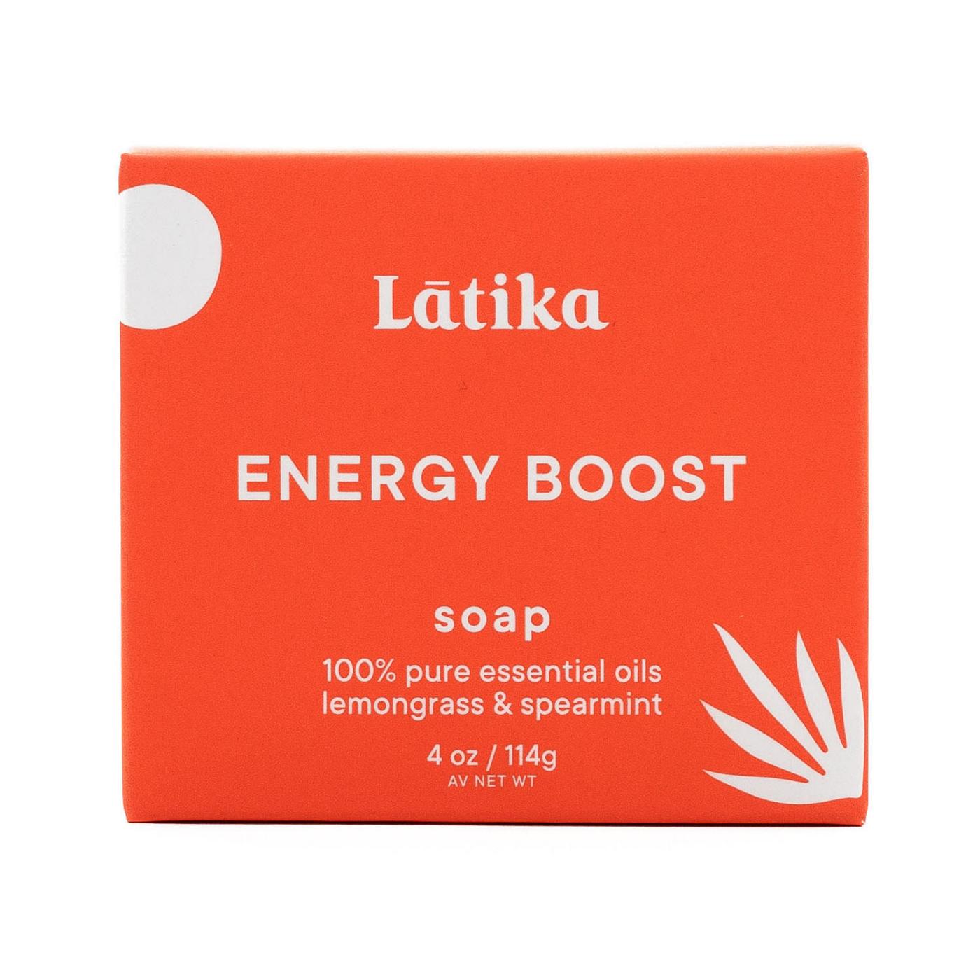 Latika Body Essentials Energy Boost Bar Soap Sweet Orange and Grapefruit; image 1 of 3