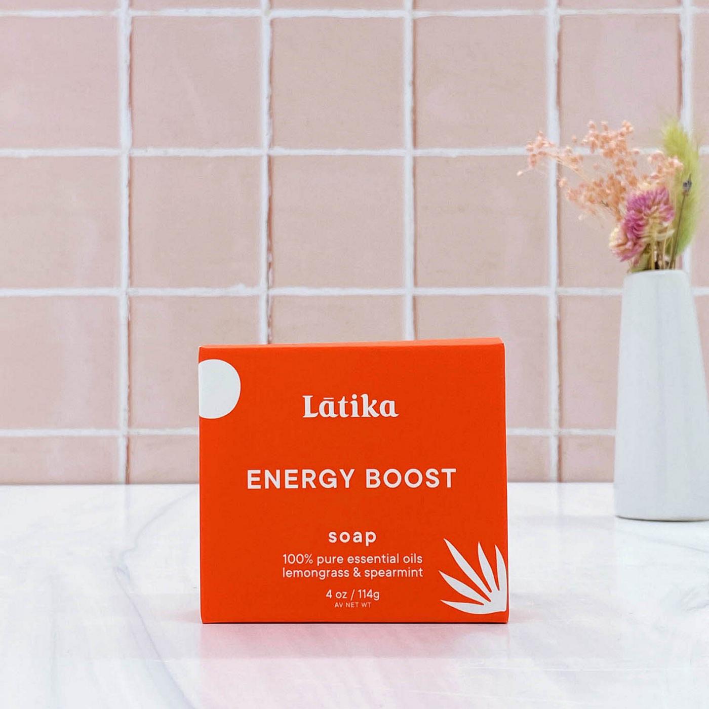 Latika Body Essentials Energy Boost Bar Soap Sweet Orange and Grapefruit; image 3 of 3