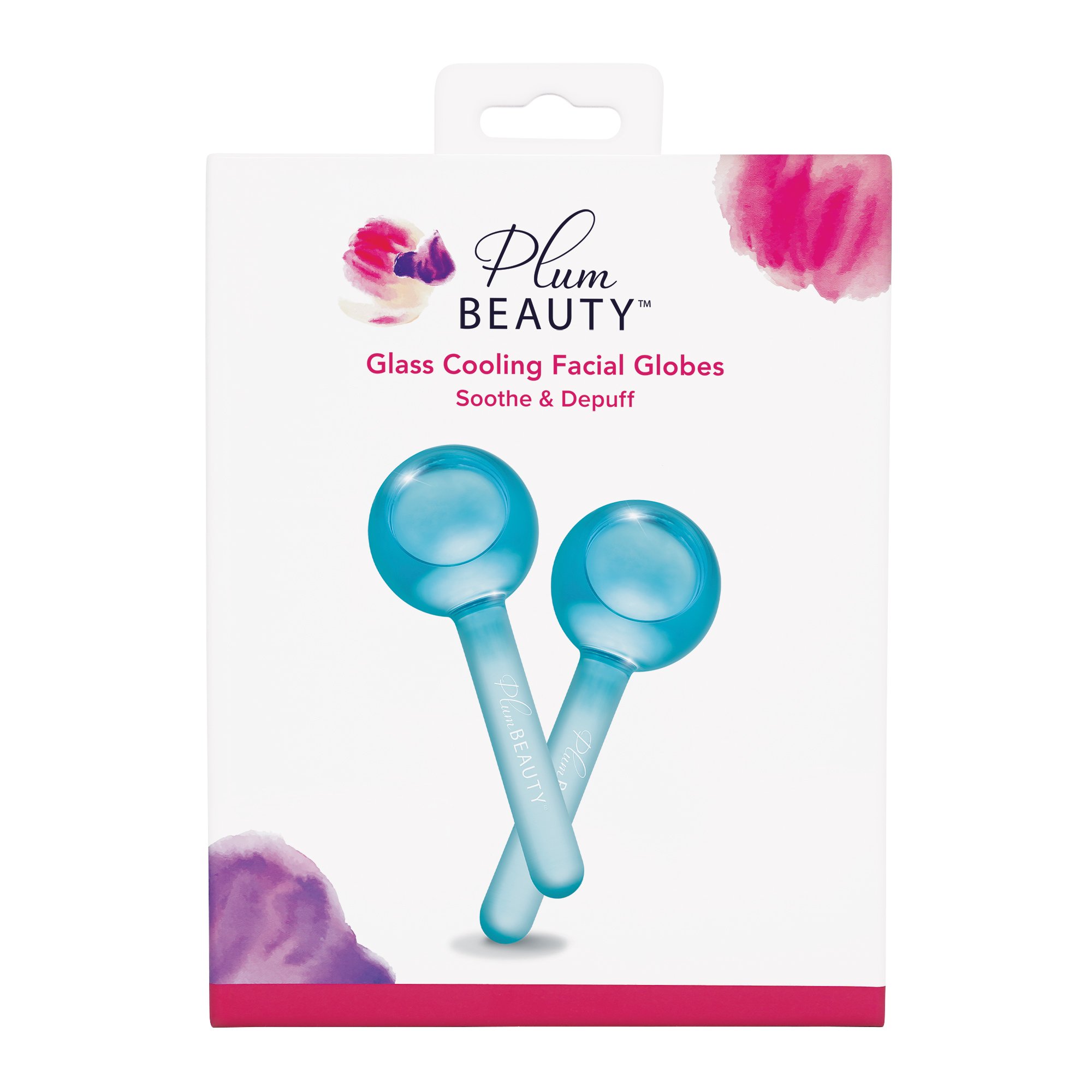 Plum Beauty Glass Cooling Facial Globes Shop Accessories at HEB