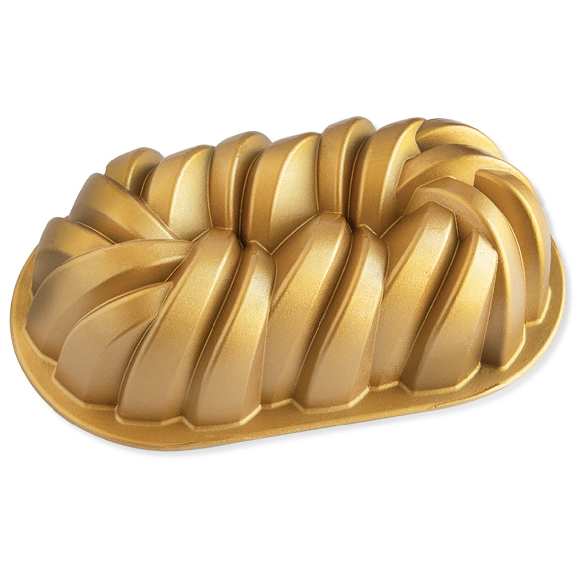 NordicWare 75th Anniversary Braided Loaf Pan Gold Shop Baking Tools at HEB