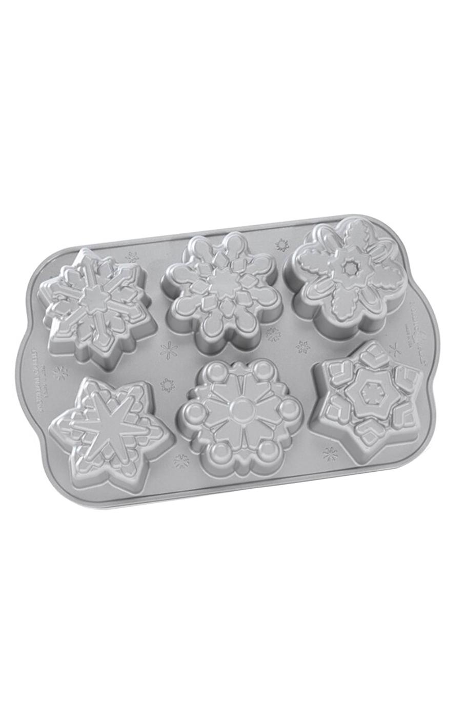 Nordic Ware 6 Cavity Frozen Snowflake Cakelet Pan; image 1 of 3