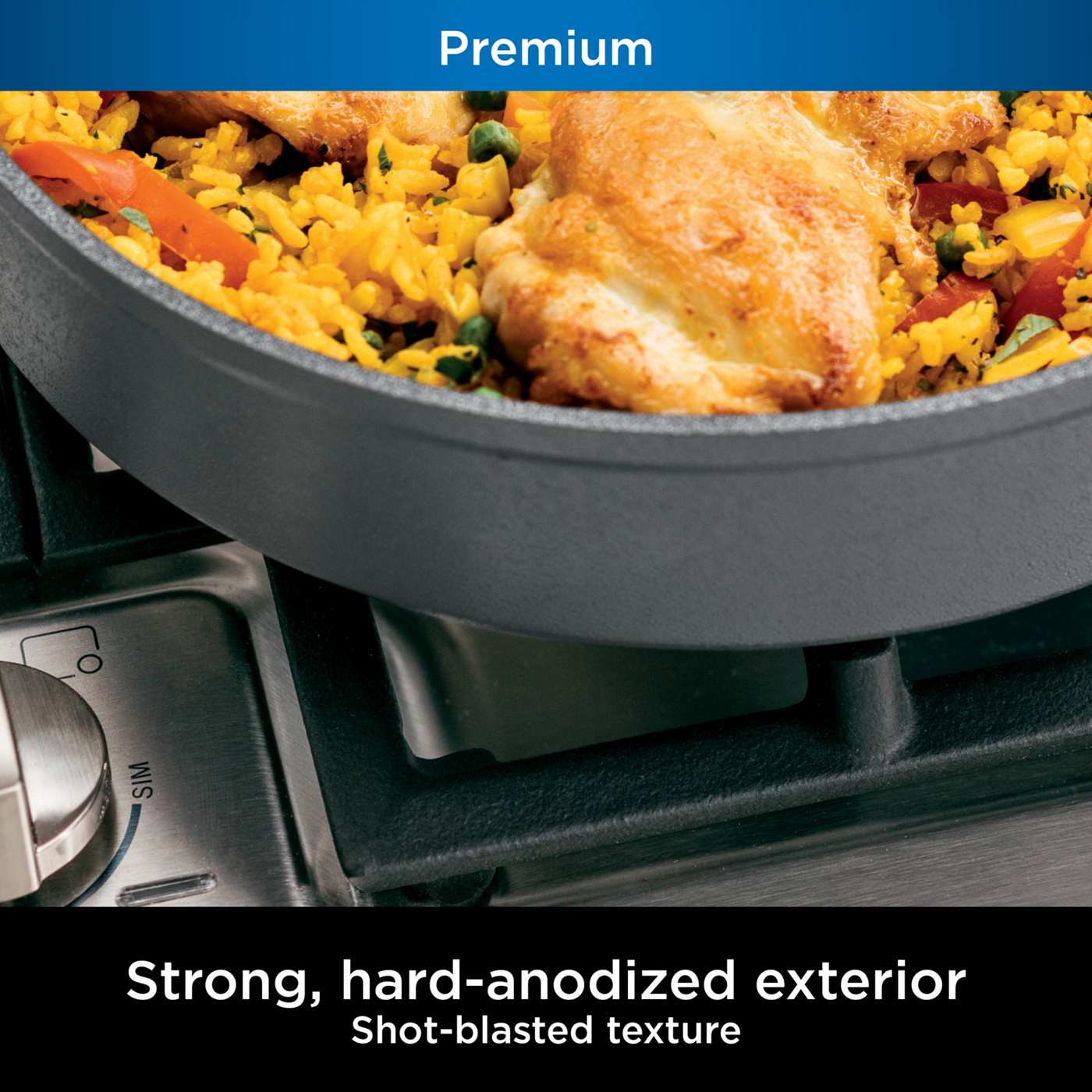 Ninja Foodi NeverStick Premium Hard-Anodized Fry Pan; image 10 of 11