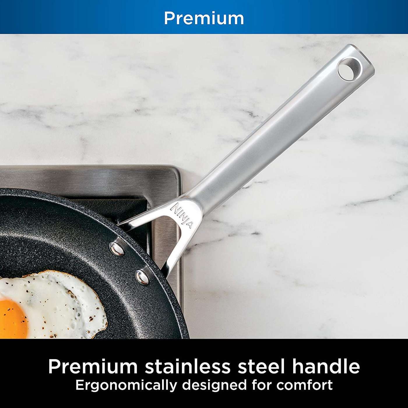 Ninja Foodi NeverStick Premium Hard-Anodized Cookware Set - Shop Cookware  Sets at H-E-B