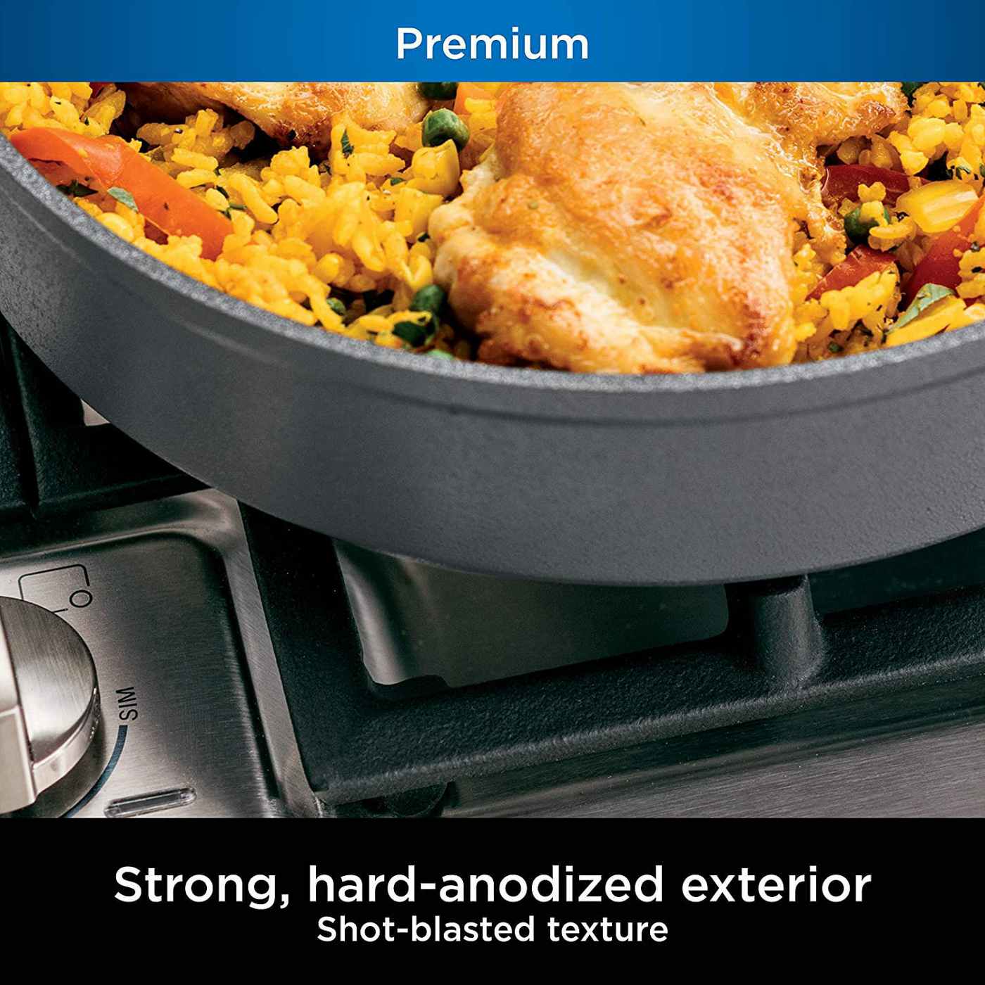 Ninja Foodi NeverStick Premium Hard-Anodized Cookware Set - Shop Cookware  Sets at H-E-B