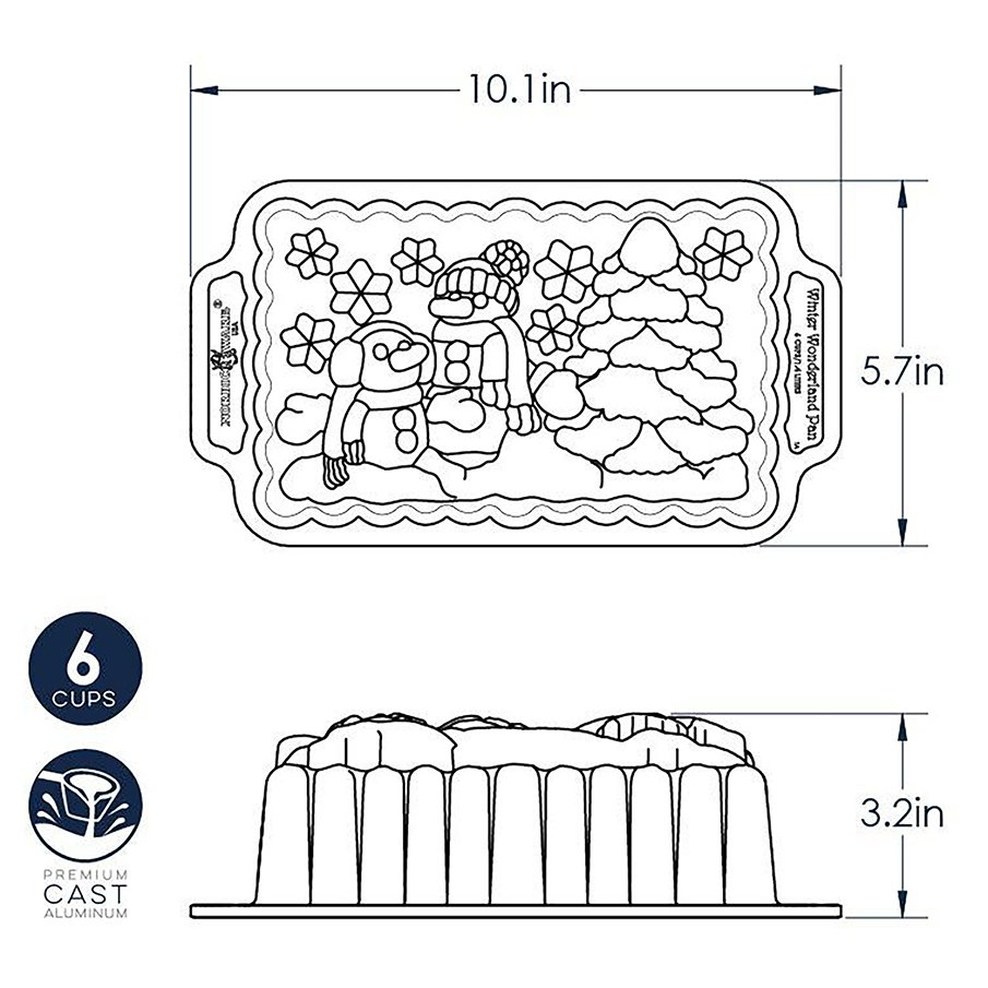 Nordic Ware Winter Wonderland Loaf Pan - Shop Pans & Dishes at H-E-B