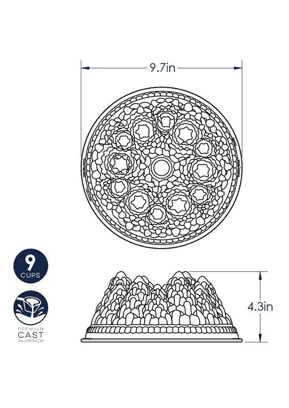 Nordic Ware Round Pine Forest Bundt® Pan; image 5 of 5