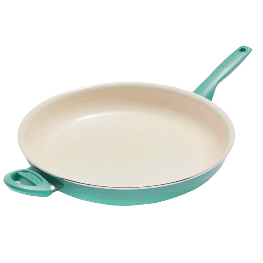 GreenPan Rio Collection Ceramic Nonstick Fry Pan - Turquoise - Shop ...