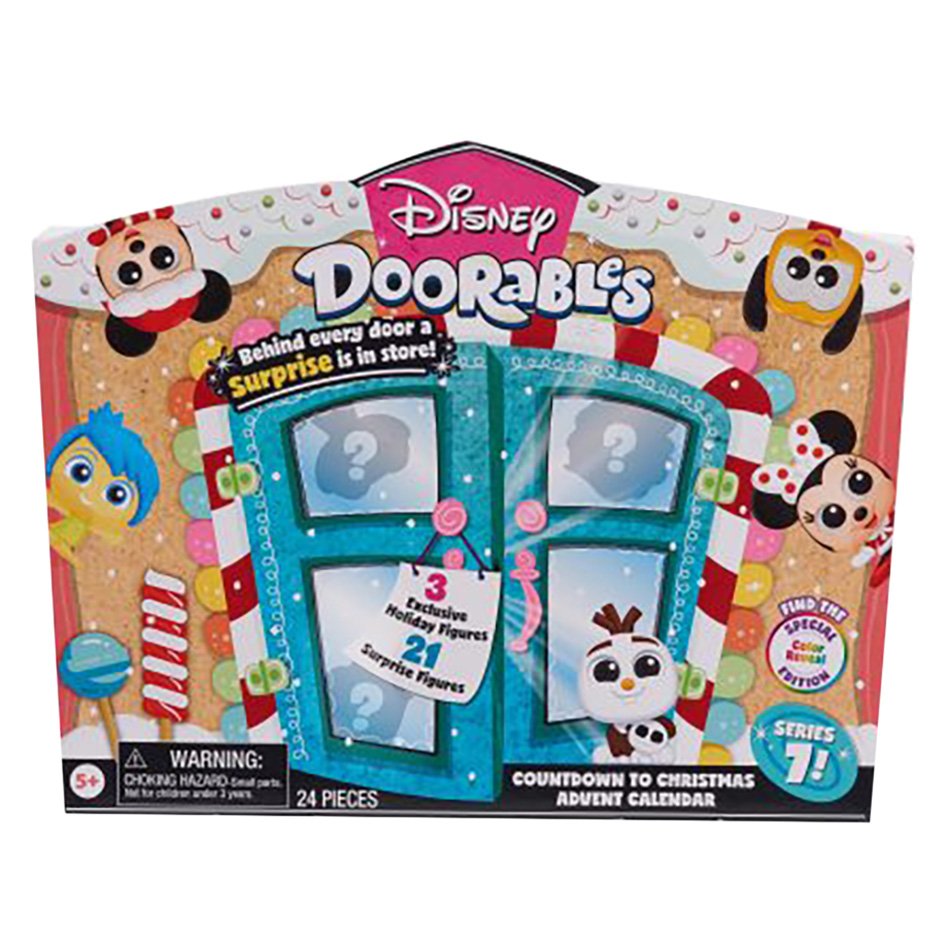 Disney Doorables Countdown to Christmas Advent Calendar Shop Playsets