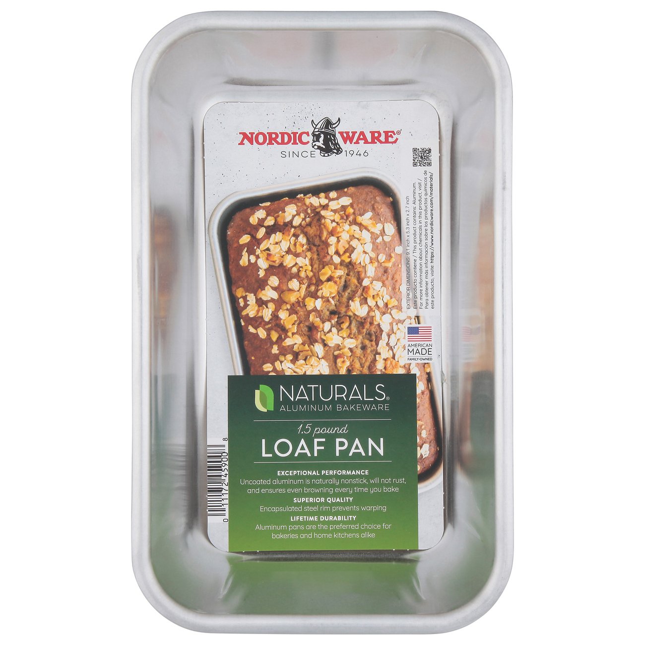 Nordic Ware Naturals 1.5 Pound Loaf Pan - Shop Pans & dishes at H-E-B
