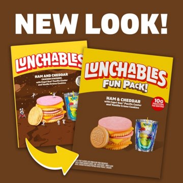 Lunchables Ham & Cheddar with Vanilla Creme Cookies & Capri Sun Snack Box