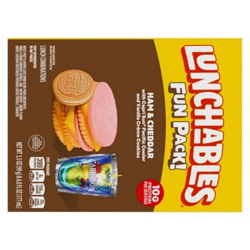 Lunchables Ham & Cheddar with Vanilla Creme Cookies & Capri Sun Snack Box