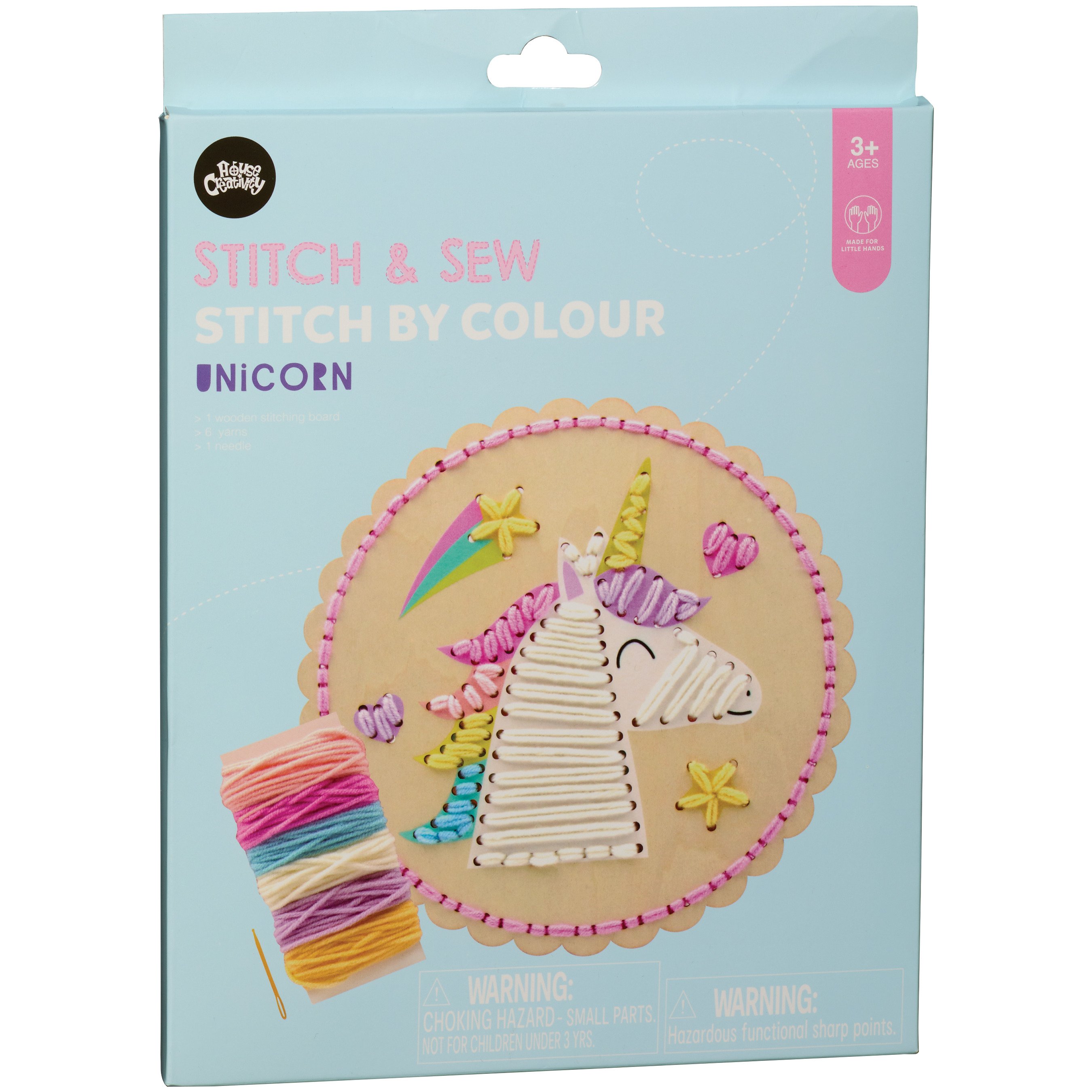House Creativity Stitch & Sew By Color Unicorn Kit Shop Kits at HEB