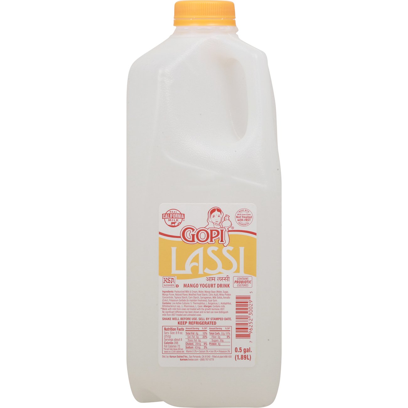 Gopi Lassi Mango Yogurt Drink Shop Yogurt at HEB