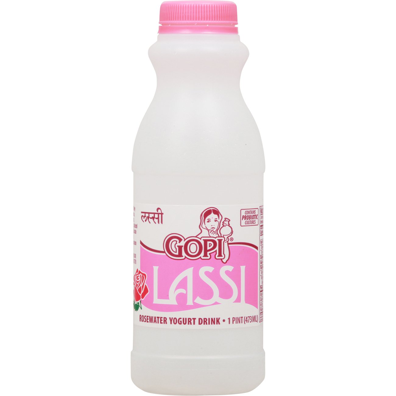 Gopi Lassi Rosewater Yogurt Drink Shop Yogurt at HEB