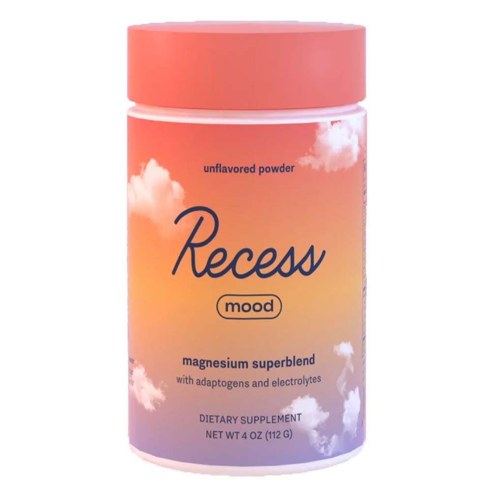 Recess Mood Powder Magnesium Superblend - Unflavored, 4 oz