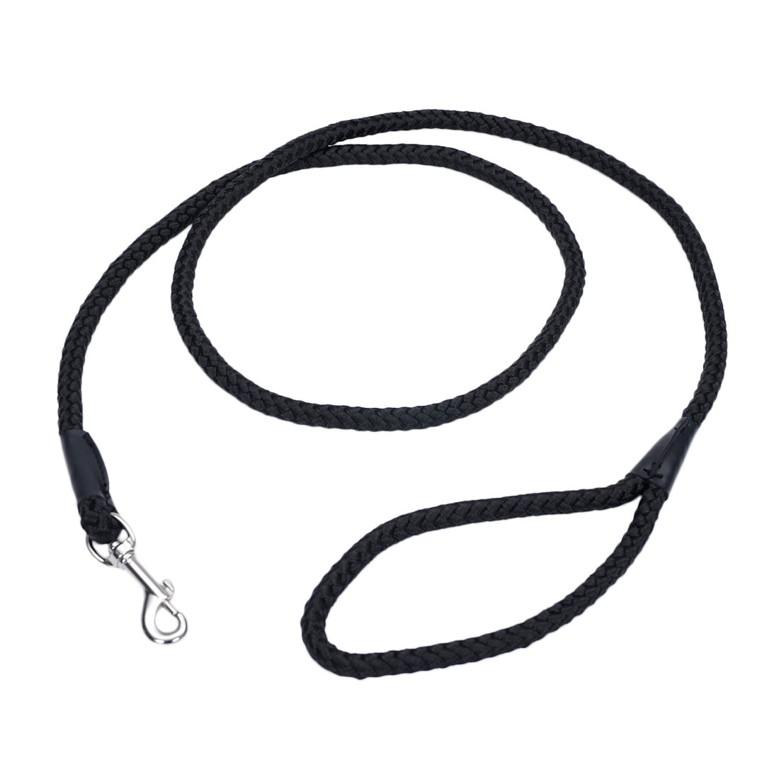 Coastal Pet Products Rope Dog Leash Black 5 Inch x 6 Ft Shop Leashes