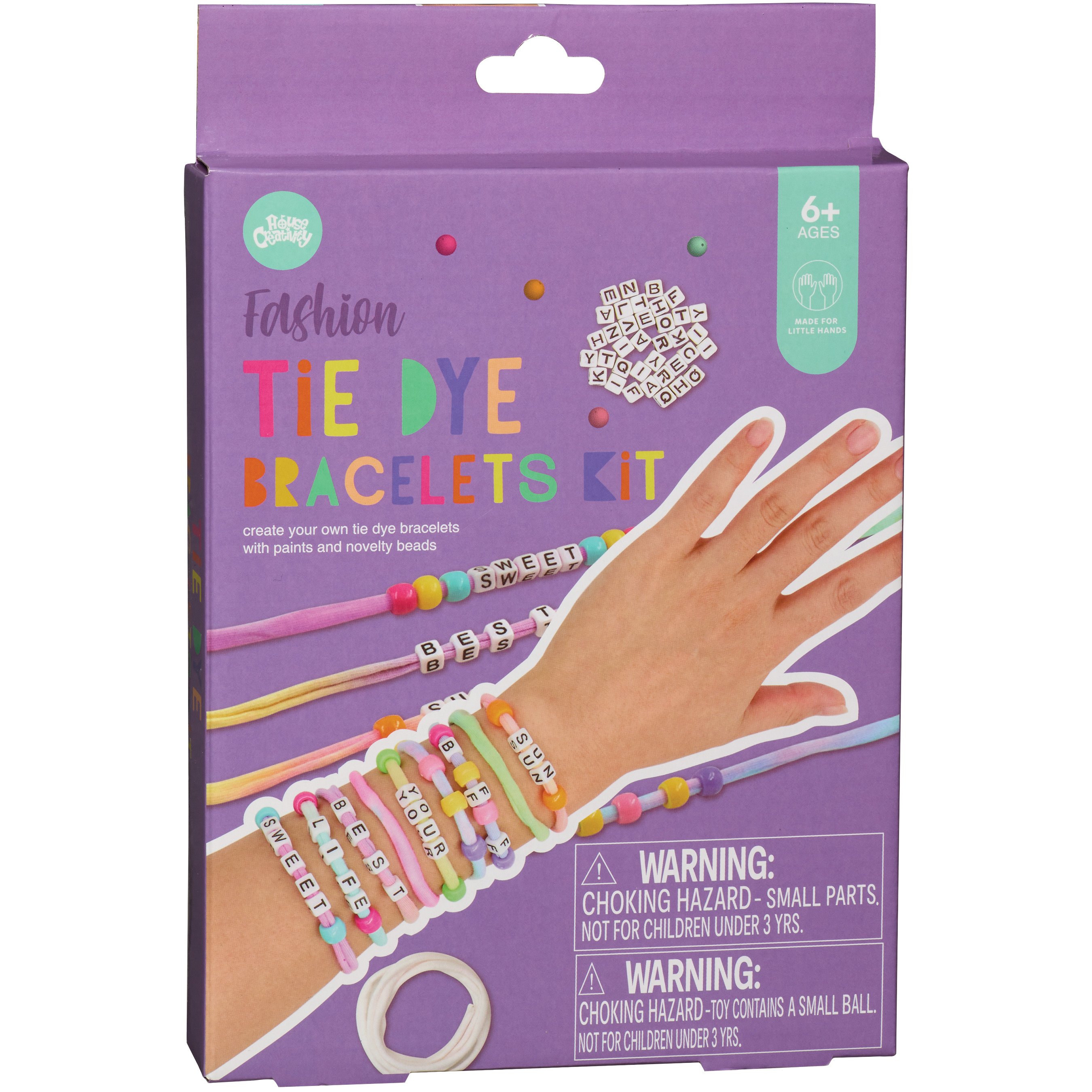 House Creativity Fashion Create Your Own Tie Dye Bracelets Kit Shop