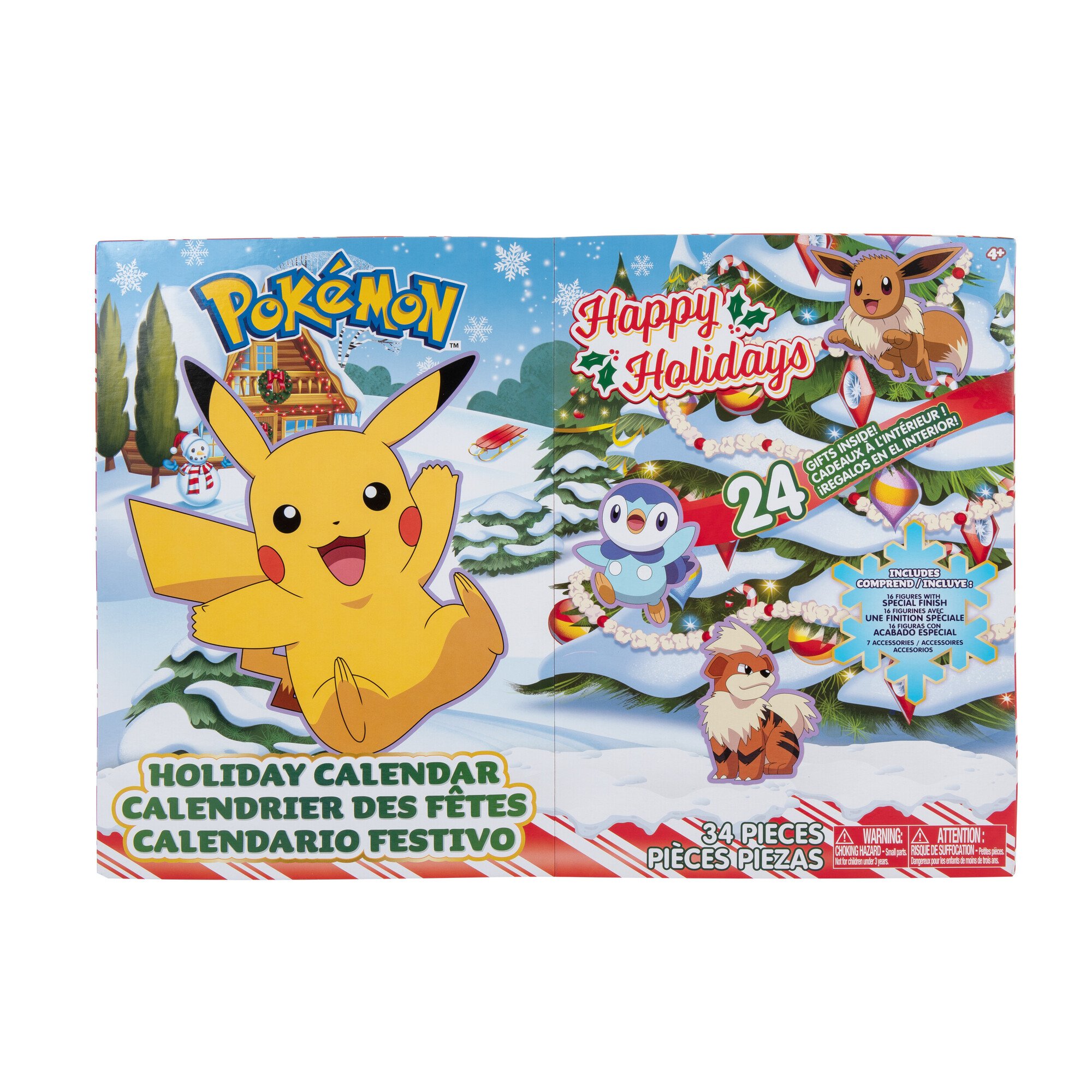 Jazwares Pokemon Holiday Advent Calendar Shop Playsets at HEB