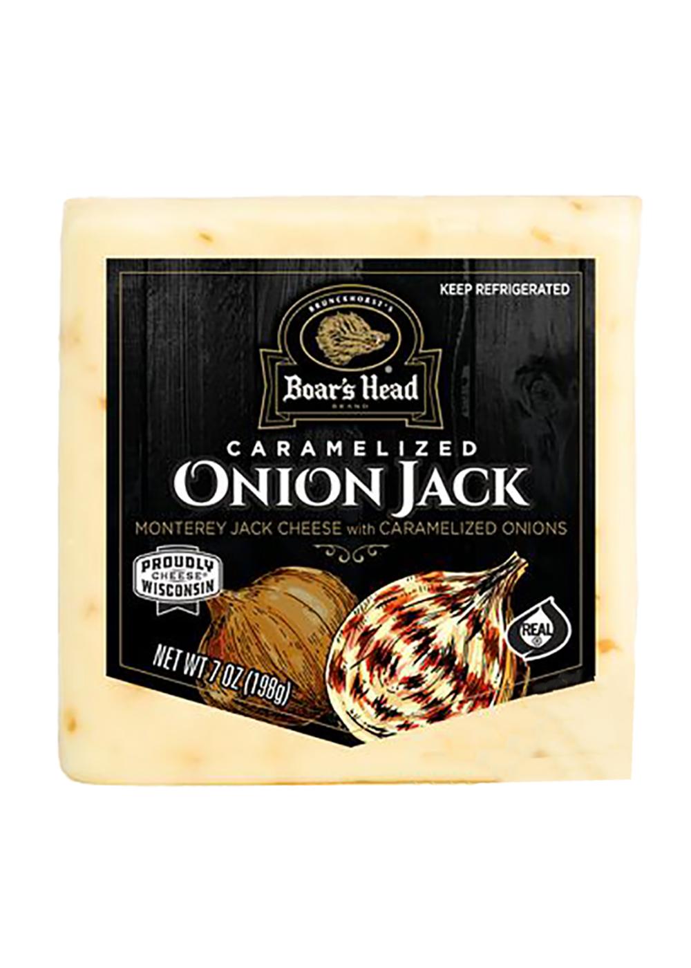 Boar's Head Caramelized Onion Jack Cheese Shop Cheese at HEB