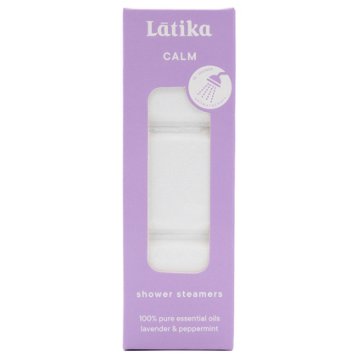 Latika Body Essentials Shower Steamer Calm Lavender & Mint Oils, 9 oz