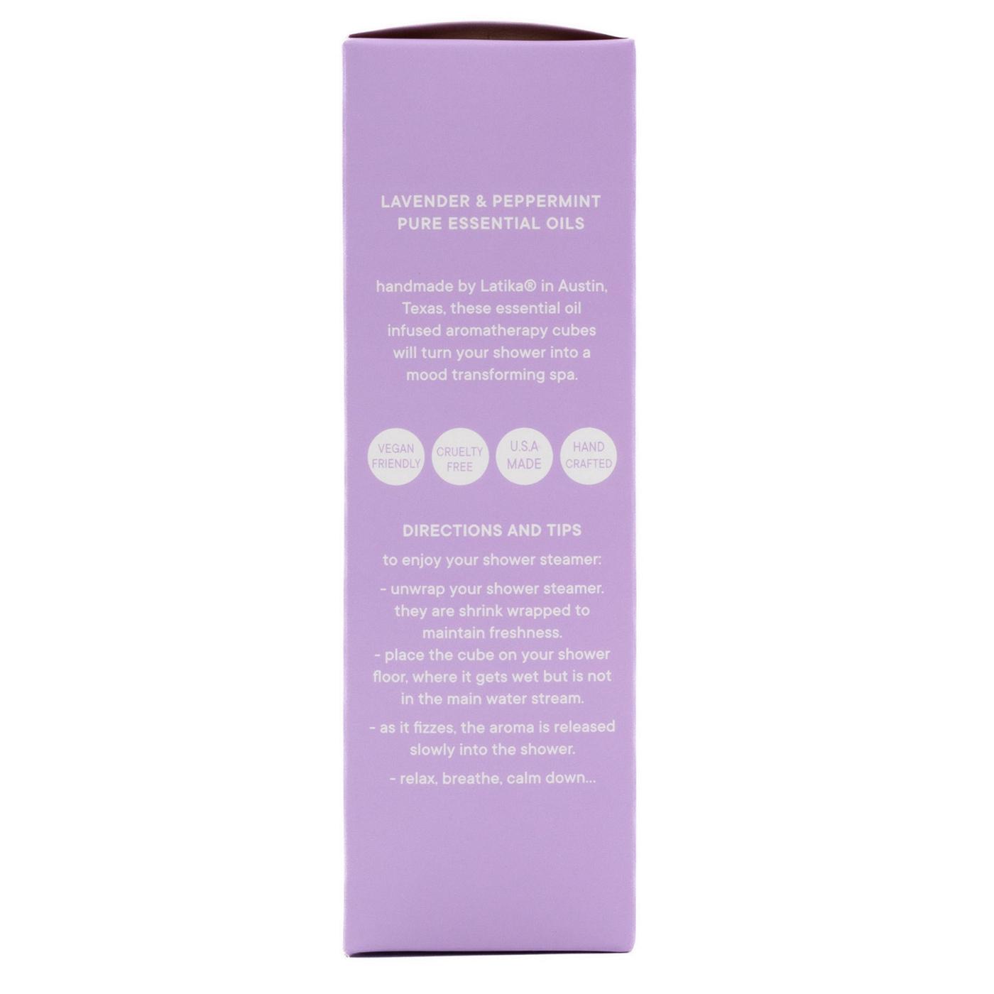 Latika Body Essentials Shower Steamer Calm Lavender & Mint Oils; image 3 of 3