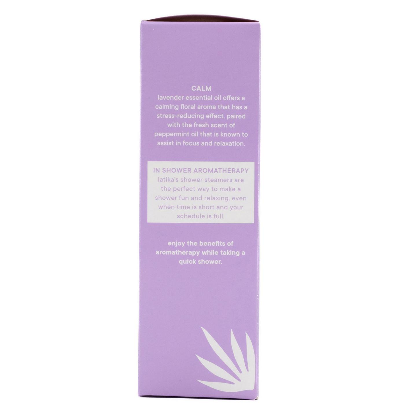 Latika Body Essentials Shower Steamer Calm Lavender & Mint Oils; image 3 of 3
