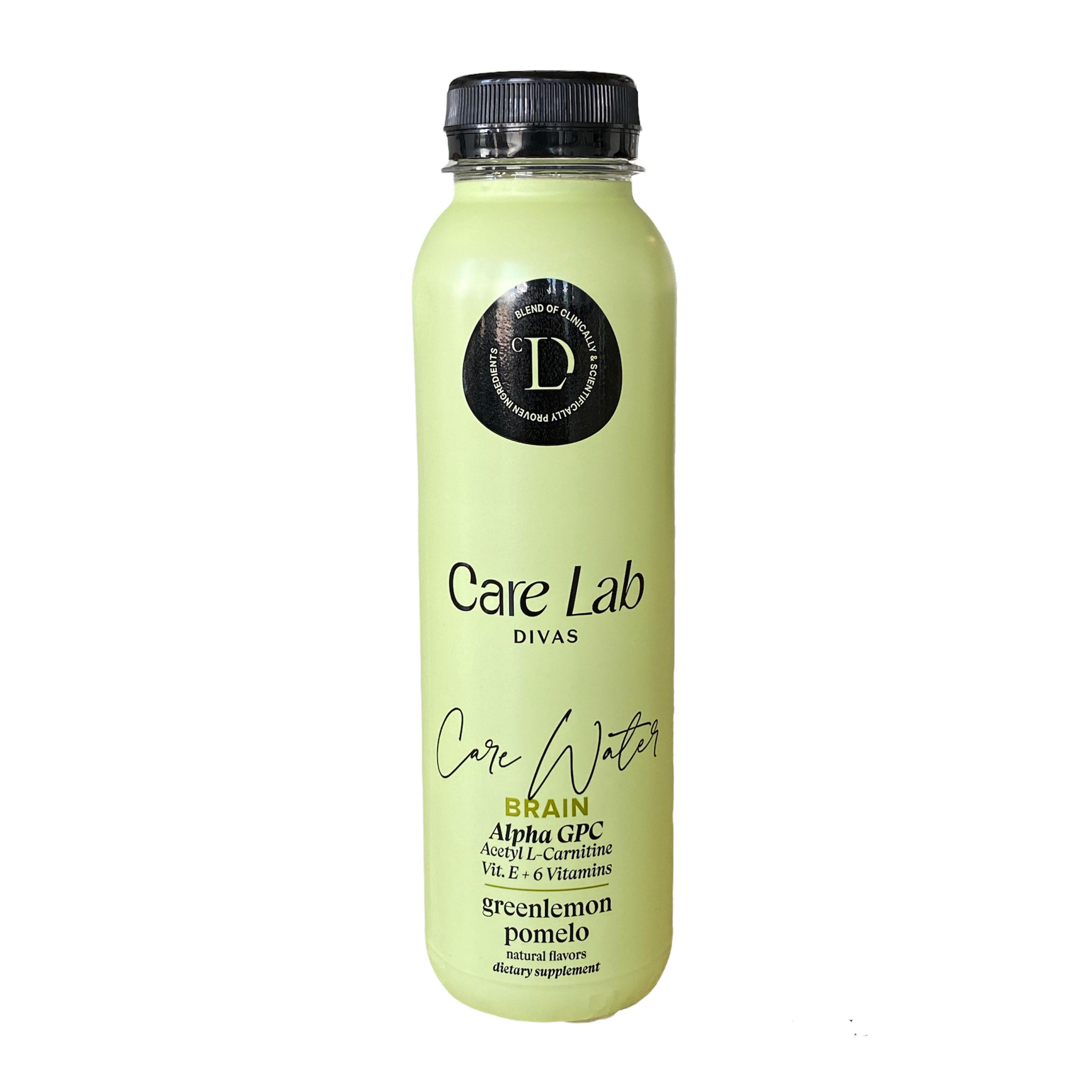 Care Lab Divas Brain Green Lemon Pomelo Care Water Shop Diet & fitness at HEB