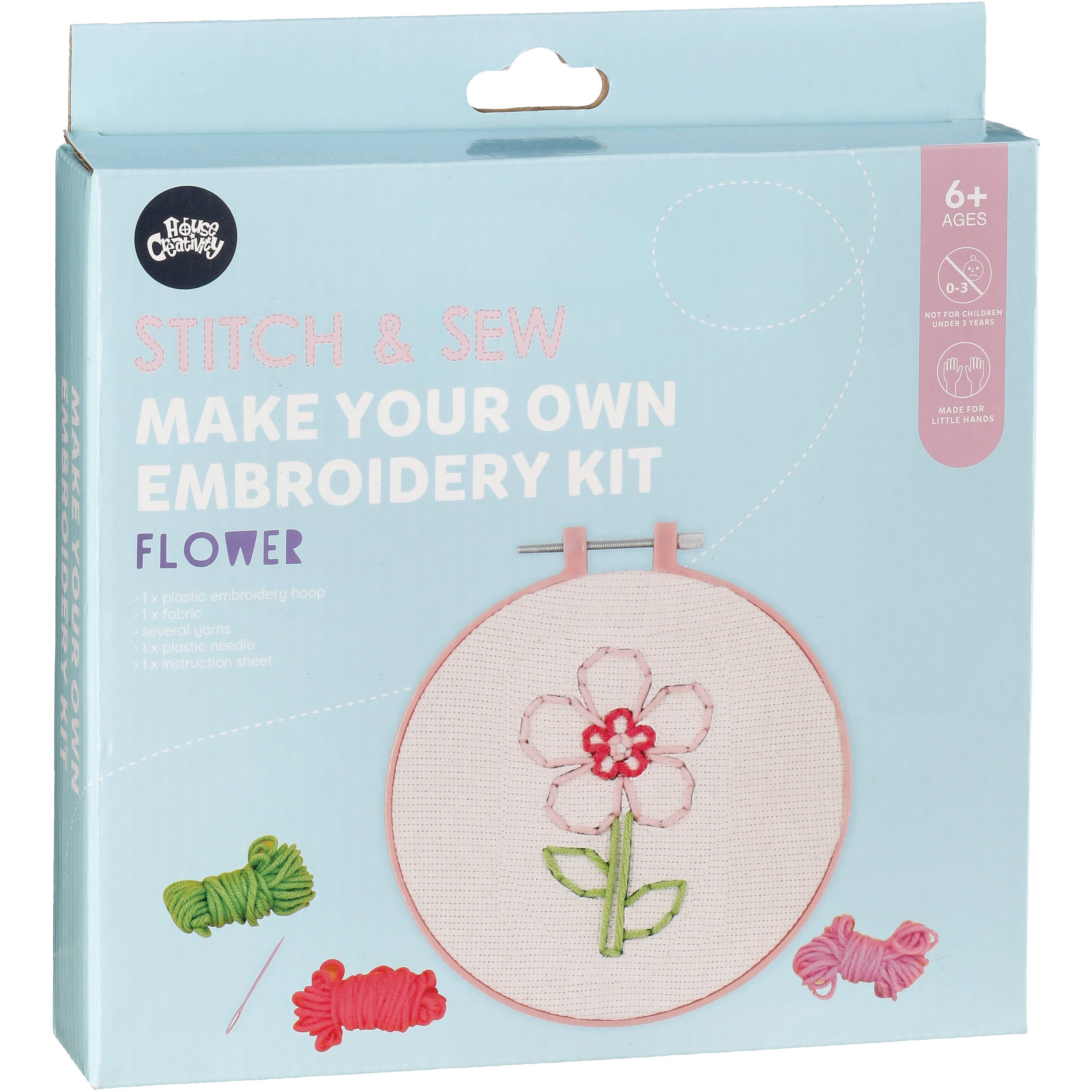 House Creativity Stitch & Sew Make Your Own Embroidery Kit Shop Kits