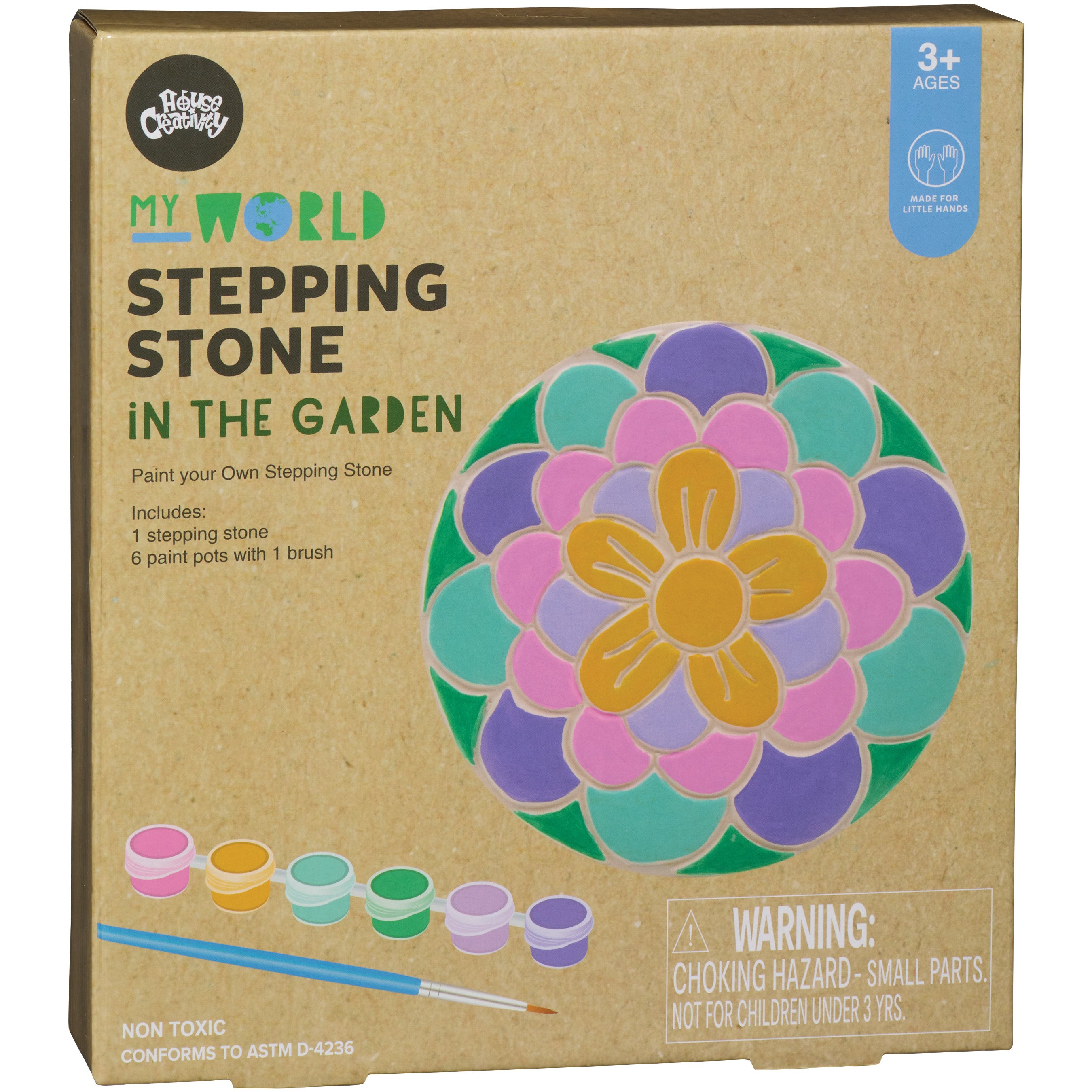 House Creativity My World In The Garden Paint Your Own Stepping Stone