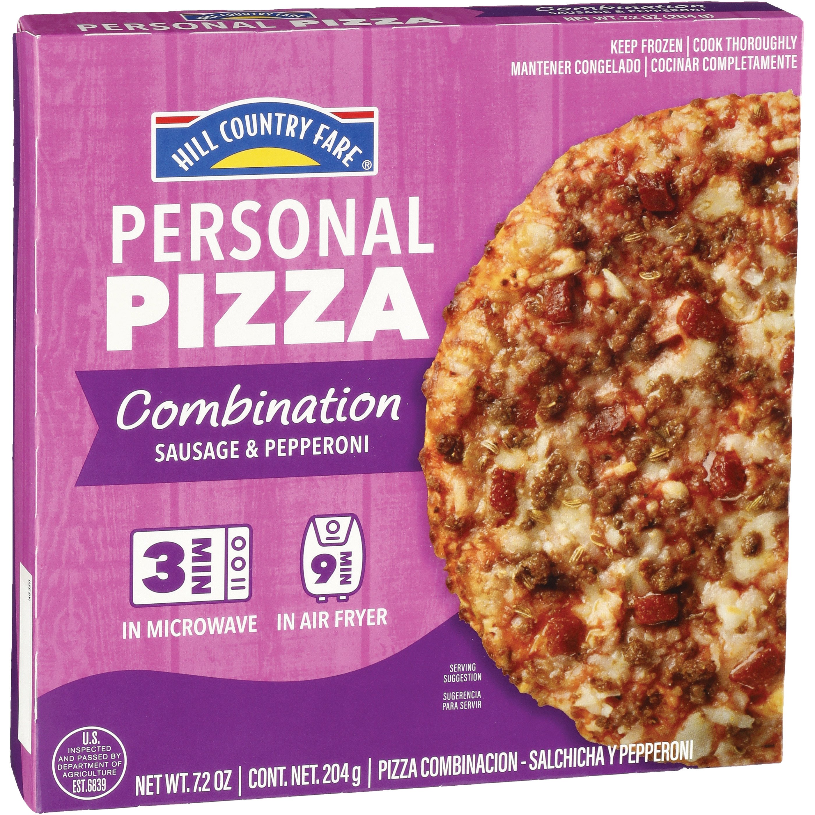 Hill Country Fare Personal Size Frozen Pizza - Combination - Shop Pizza ...