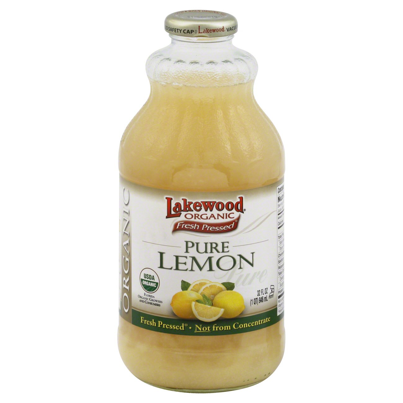 Lakewood Organic Pure Lemon Juice Shop Juice at HEB