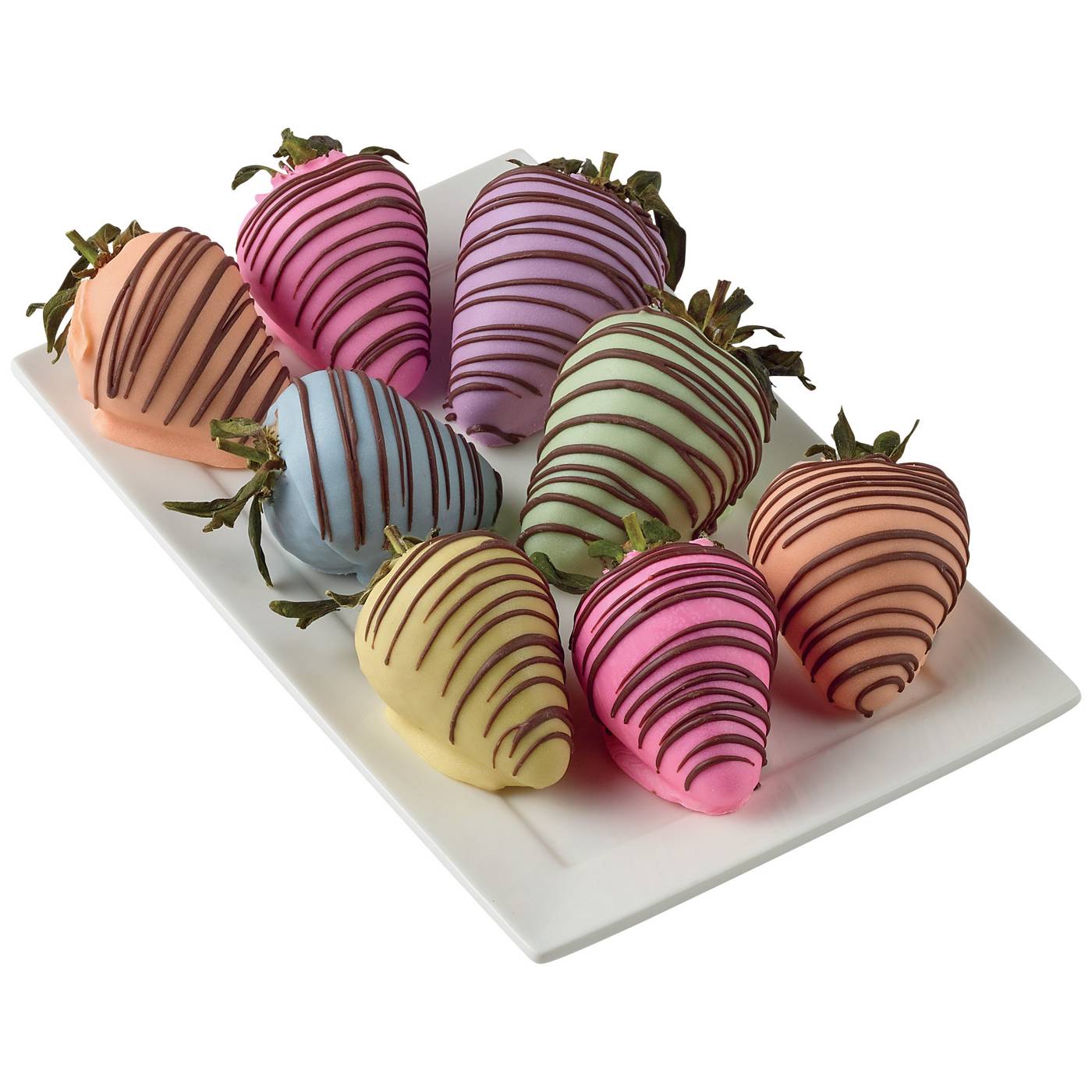 H-E-B Bakery Chocolate Dipped Strawberries - Springtime Colors; image 2 of 8