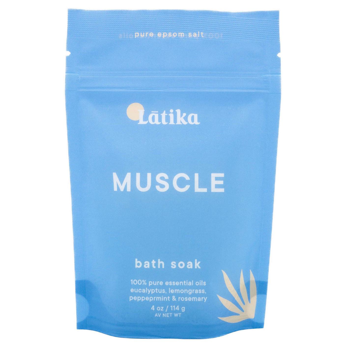 Latika Body Essentials Muscle Salt Bath Soak with Pure Essential Oils; image 1 of 2